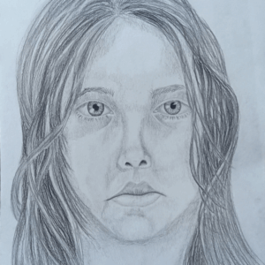 Naam: Marith van Westerveld,<BR> Titel: Zelfportret Naam: Marith van Westerveld,<BR> Titel: Zelfportret